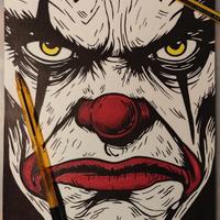 Disegno penne colorate inchiostro 