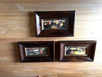 quadri natura morta cornici in legno