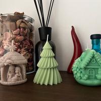 Candele natale idea segnaposto