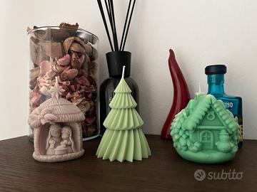 Candele natale idea segnaposto