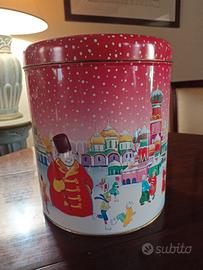 scatola vintage di latta da collezione 