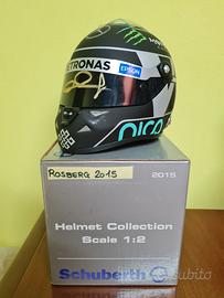 Casco Replica  Nico Rosberg  2015 1:2 Autografato 