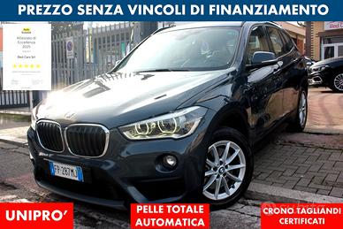 BMW X1 SPORT AUTO UNIPRO CRONO TAGLIANDI FULL LED 