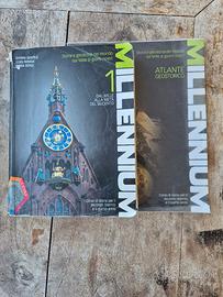 Libro scolastico Millennium 1 con atlante