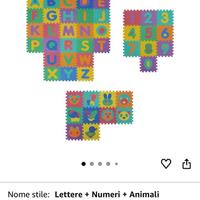 Tappeto puzzle bambini schiuma EVA