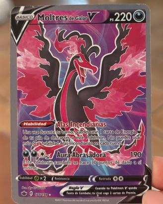 Carta pokemon Moltres de Galar