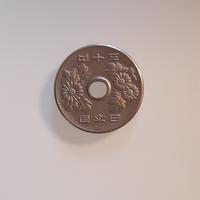 Moneta Showo 50 Yen - anno 42