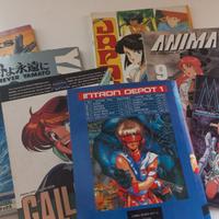 Lotto fumetti giapponesi, disegni, illustrazione