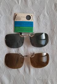 Clip Polaroid per occhiali da sole anni '70 