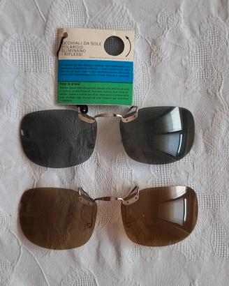 Clip Polaroid per occhiali da sole anni '70 