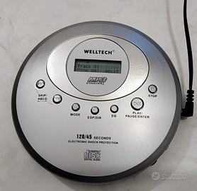 Lettore CD portatile Welltech 40747 TCDPMP79  MP3 