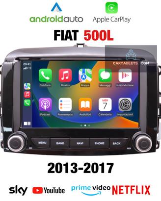 Radio car tablet carplay FIAT 500L 2013-2020