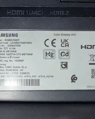 Samsung Odyssey G70B 28” 4K 144Hz IPS perfetto