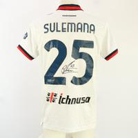 Maglia Cagliari Sulemana indossata e autografata