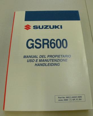 Uso e manutenzione moto Suzuki