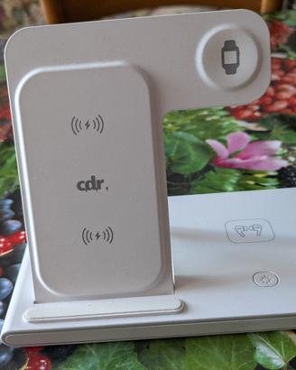 Caricatore wireless pieghevole 3 in 1
