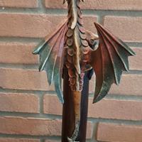 Porta incenso artigianale in legno drago