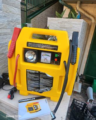 Avviatore batteria e compressore auto