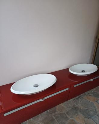 mobile da bagno doppio