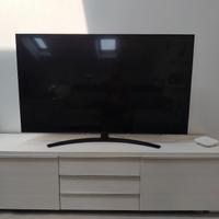 mobile tv Besta IKEA - bianco lucido