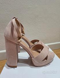 Sandali rosa cipria