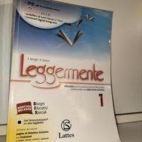 libro antologia scuola media "Leggermente"