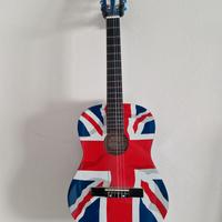 Chitarra 3/4 Martin Smith con bandiera inglese