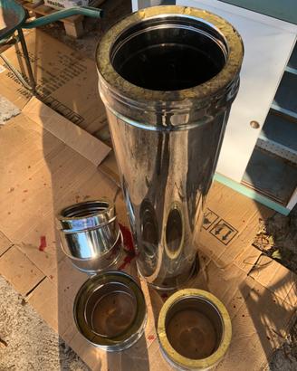 Canna fumaria inox doppia parete