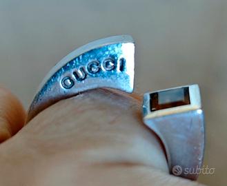 Anello Gucci Unisex Argento 925