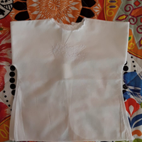 Camicino fortuna bianco manica lunga cotone