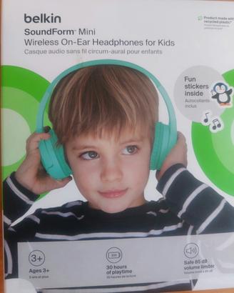 Cuffie Belkin per bambini color menta