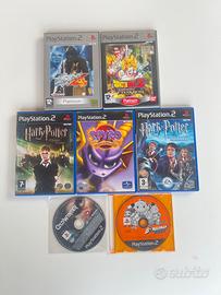 Lotto 7 giochi ps2 Spyro dragon ball harry potter