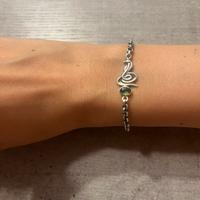 Bracciale artigianale in argento