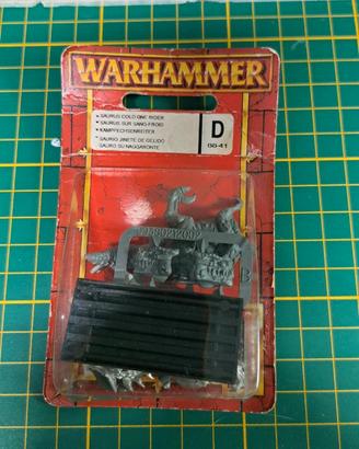 Warhammer Saurus Cold One Rider Blister Metal OOP