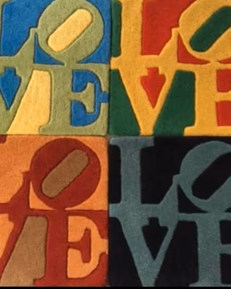 Robert Indiana - Four seasons Love - carpet