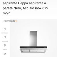 CAPPA GLEM GAS alta POTENZA ASPIRANTE 679 Mc/h