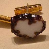 Gemelli vintage per polsini camicia 