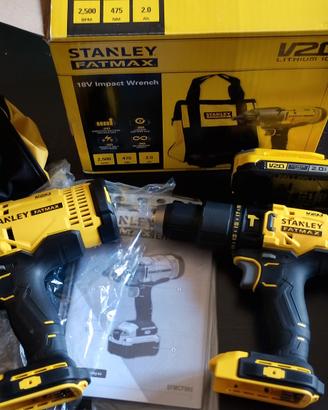 Stanley Fatmax V20 avv. impulsi  + trapano + 2 bat