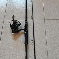 Canna da spinning pesca a predatori
