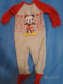 Tuta natale neonato disney prenatal 68 cm