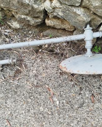 Lampada da giardino vintage.