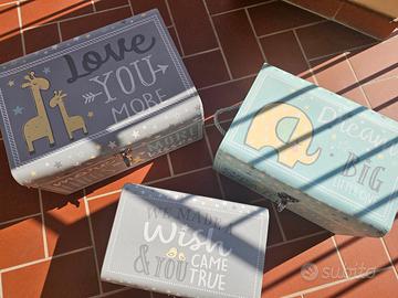 Set di scatole porta accessori bambini