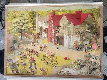 Poster Modernariato Vintage Anni 50 Longmans Origi