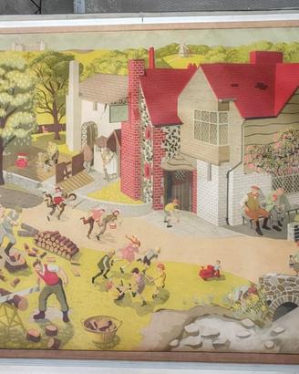 Poster Modernariato Vintage Anni 50 Longmans Origi