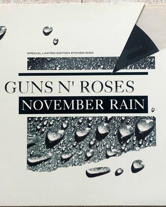 Guns n' roses November Rain limited edition etched