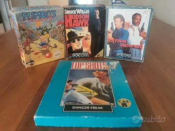 Lotto Giochi C64 Completi Cassetta e Disco