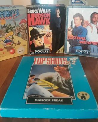 Lotto Giochi C64 Completi Cassetta e Disco