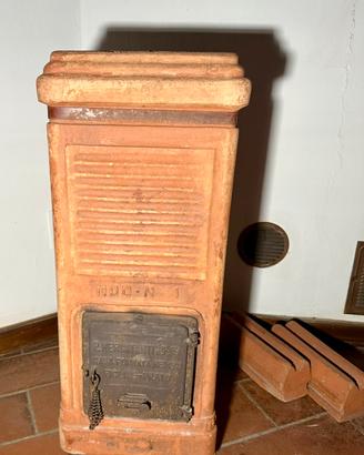 Stufa terracotta a legna