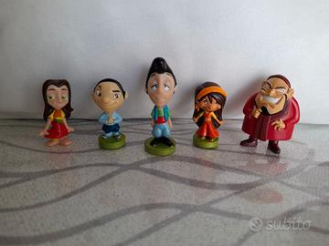 Set 5 personaggi diversi I Roteò Kinder Sorprese