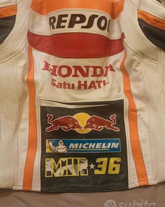 giacca moto in pelle